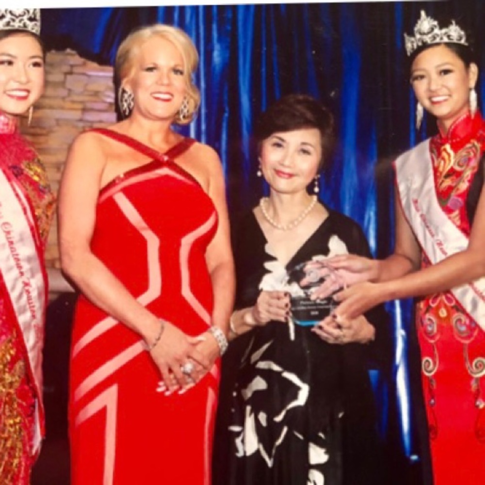 Js Collections Red Ottoman Illusion Inset Gown - image 2